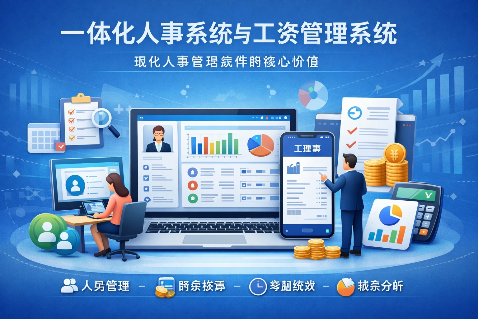 一体化人事系统与工资管理系统:现代人事管理软件的核心价值