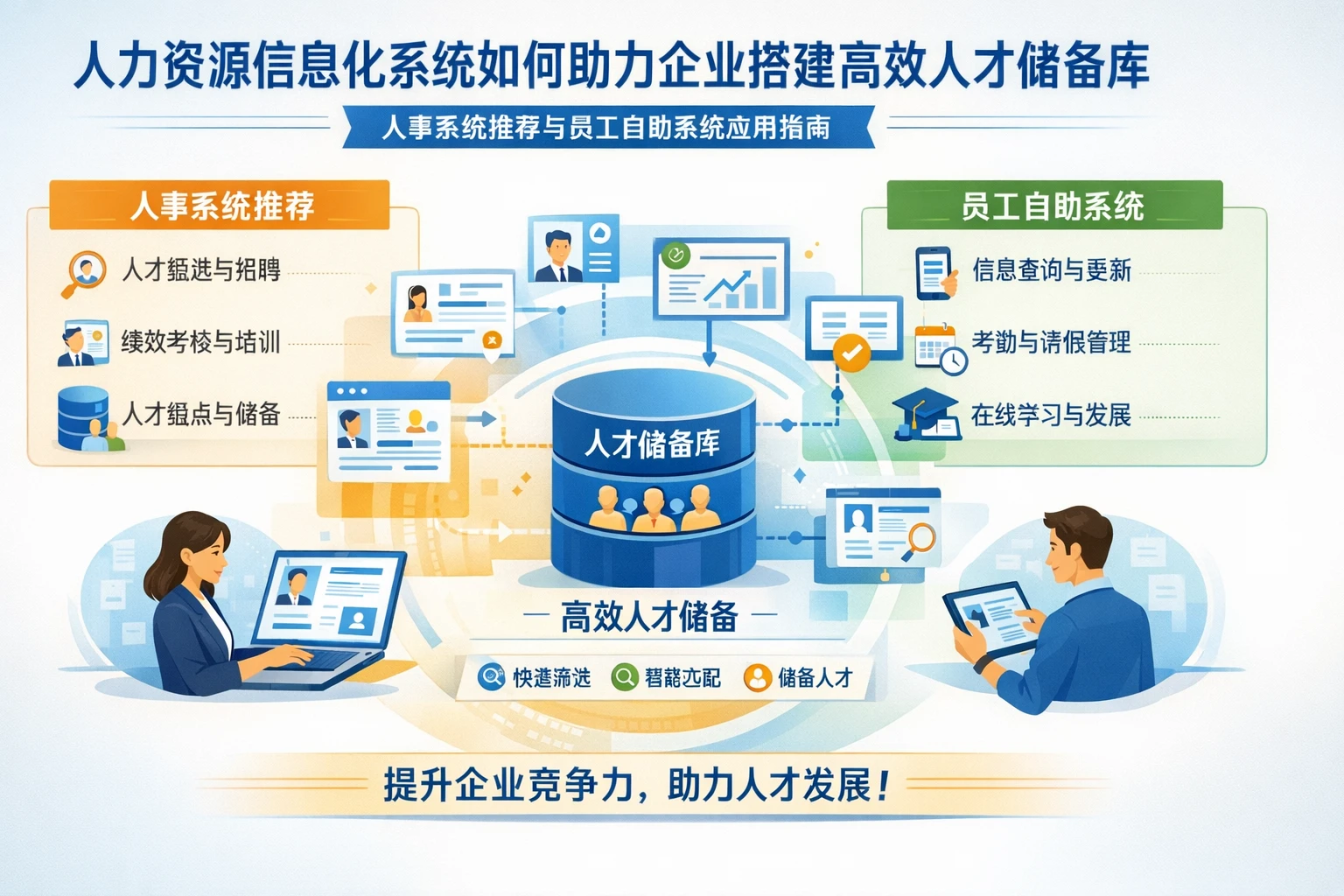 人力资源信息化系统如何助力企业搭建高效人才储备库：人事系统推荐与员工自助系统应用指南