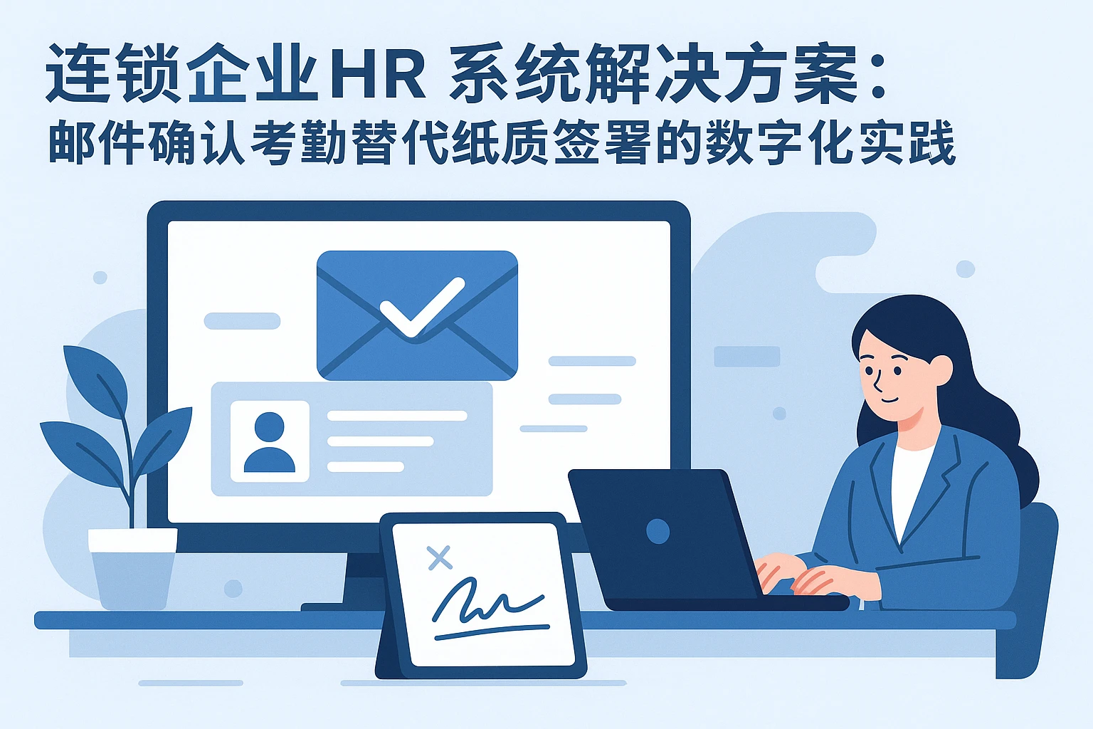 连锁企业HR系统解决方案:邮件确认考勤替代纸质签署的数字化实践