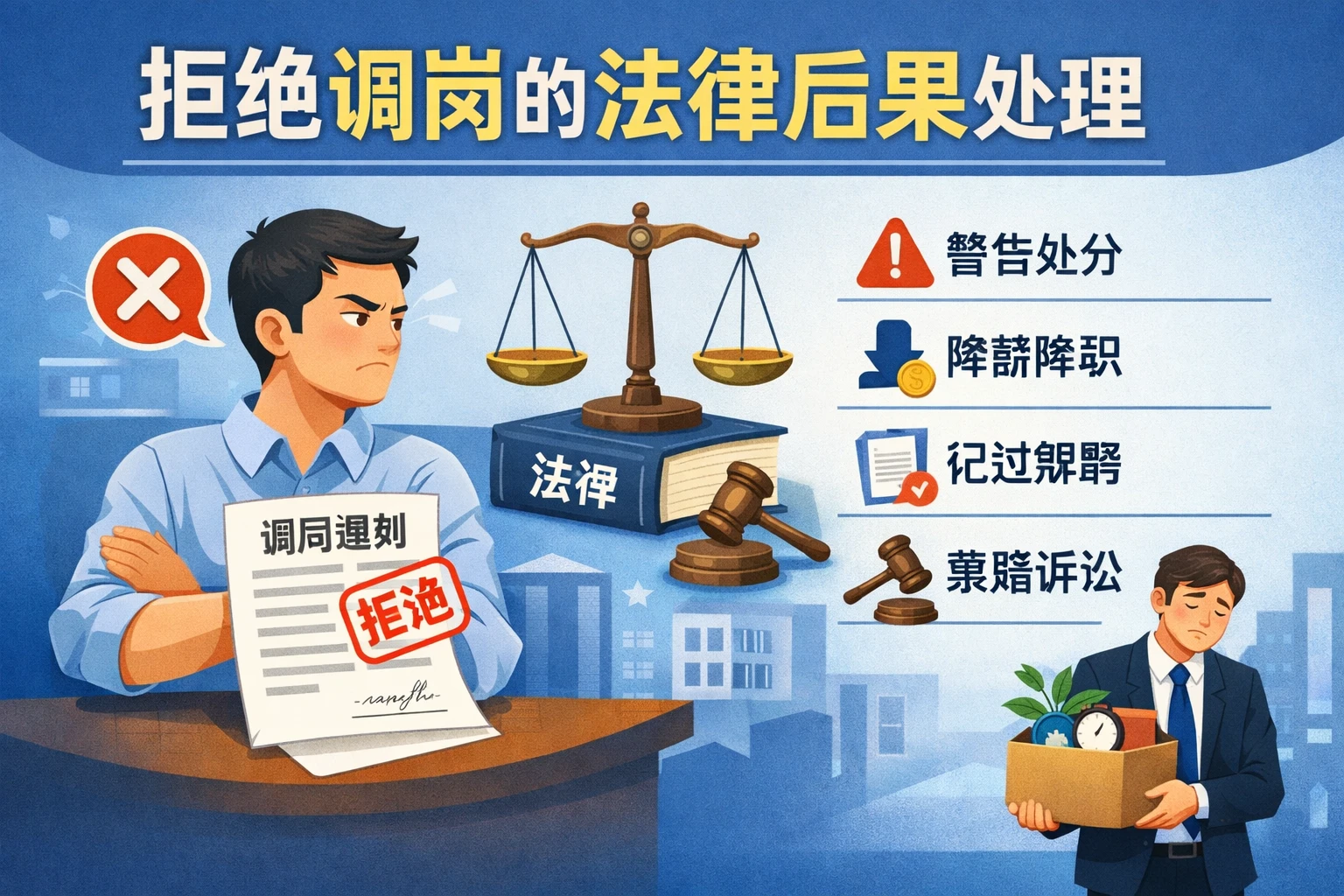 拒绝调岗的法律后果处理