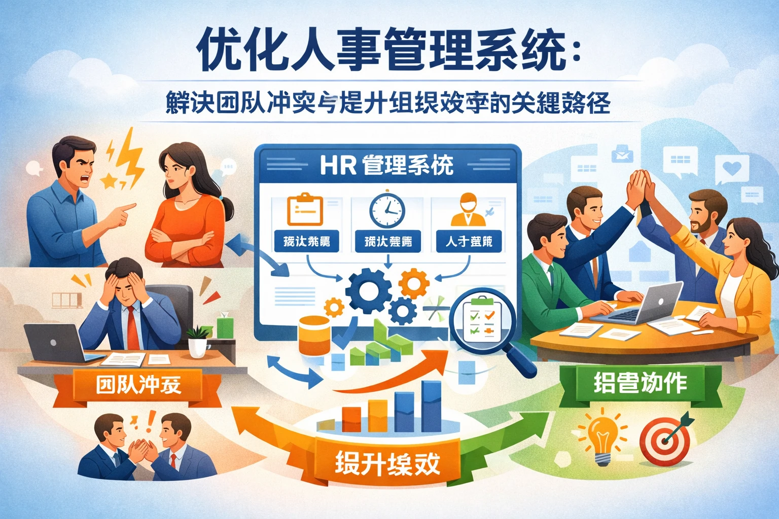 优化人事管理系统：解决团队冲突与提升组织效率的关键路径