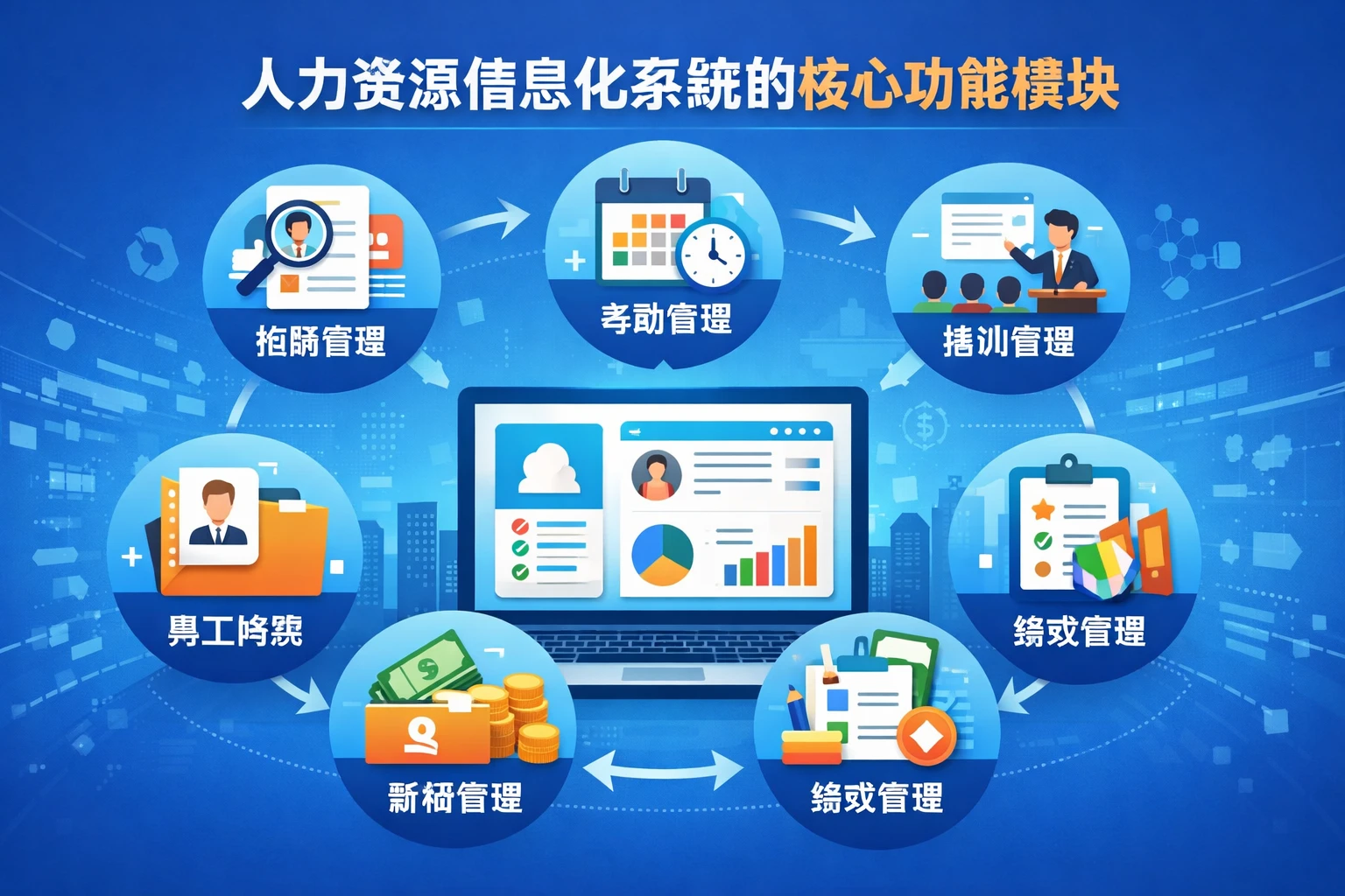 人力资源信息化系统的核心功能模块