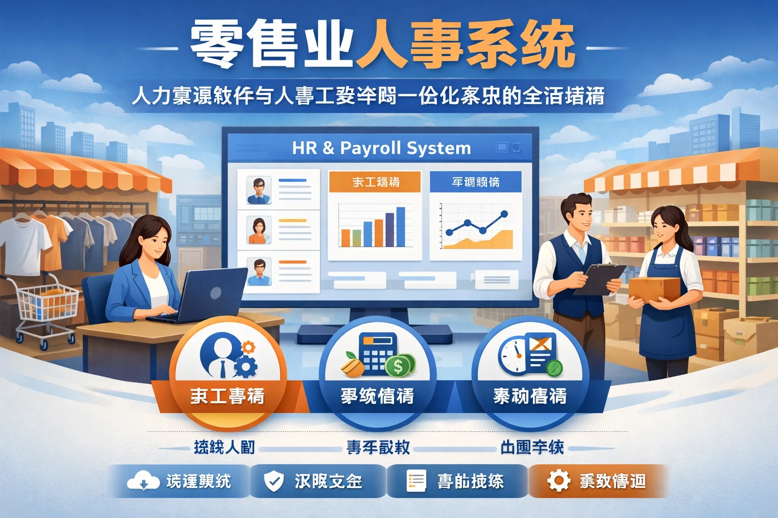 零售业人事系统：人力资源软件与人事工资考勤一体化系统的全面指南