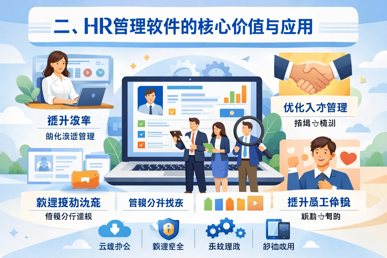 二、HR管理软件的核心价值与应用