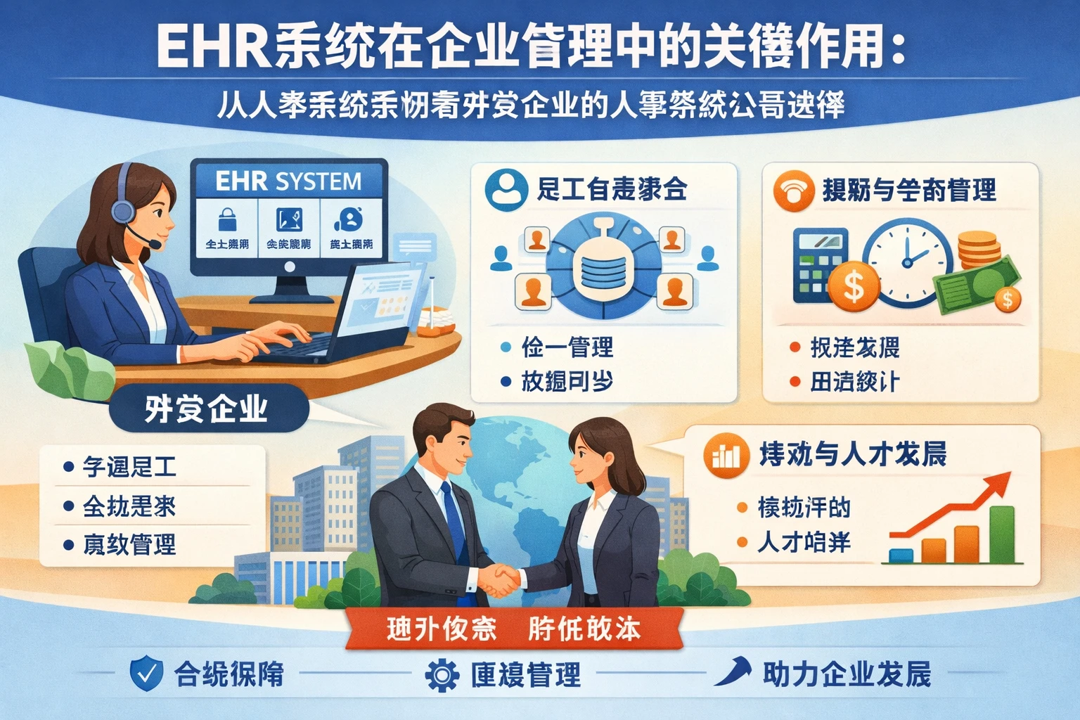 EHR系统在企业管理中的关键作用：从人事系统案例看外资企业的人事系统公司选择