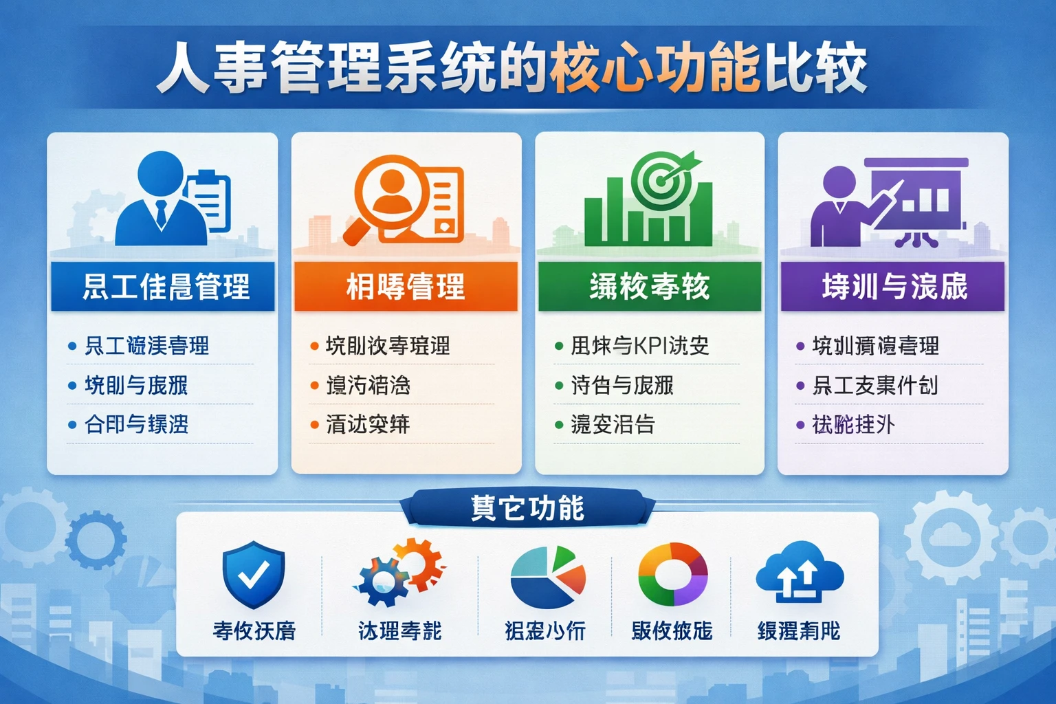 人事管理系统的核心功能比较