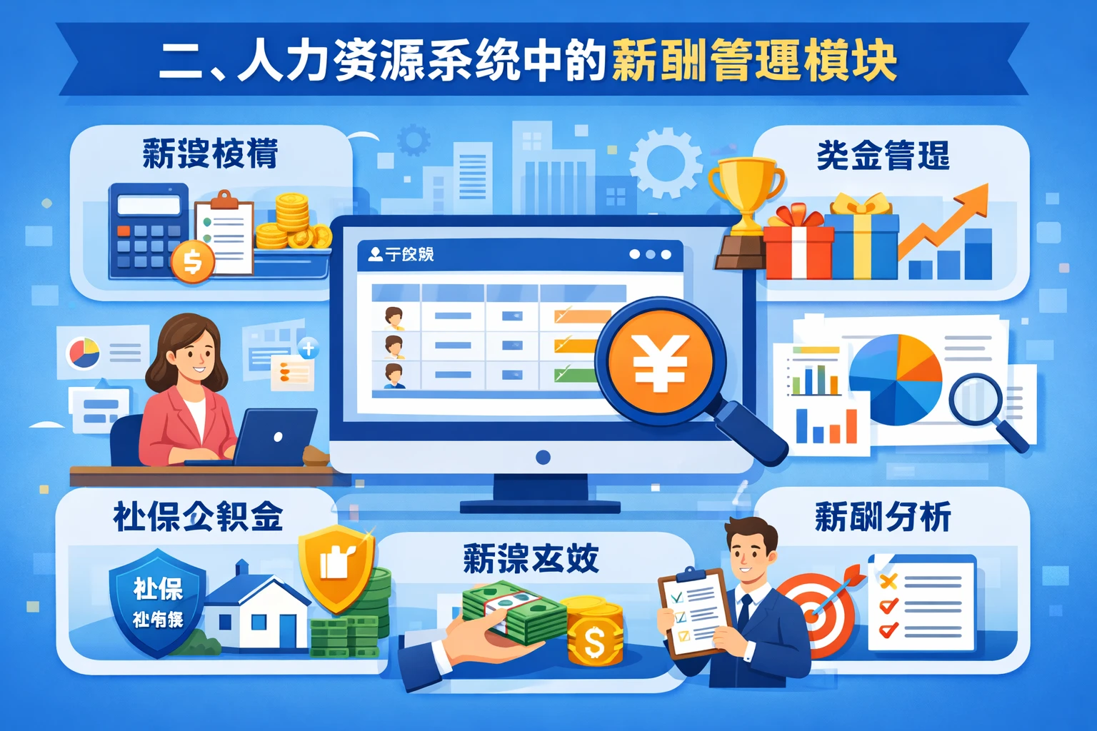 二、人力资源系统中的薪酬管理模块