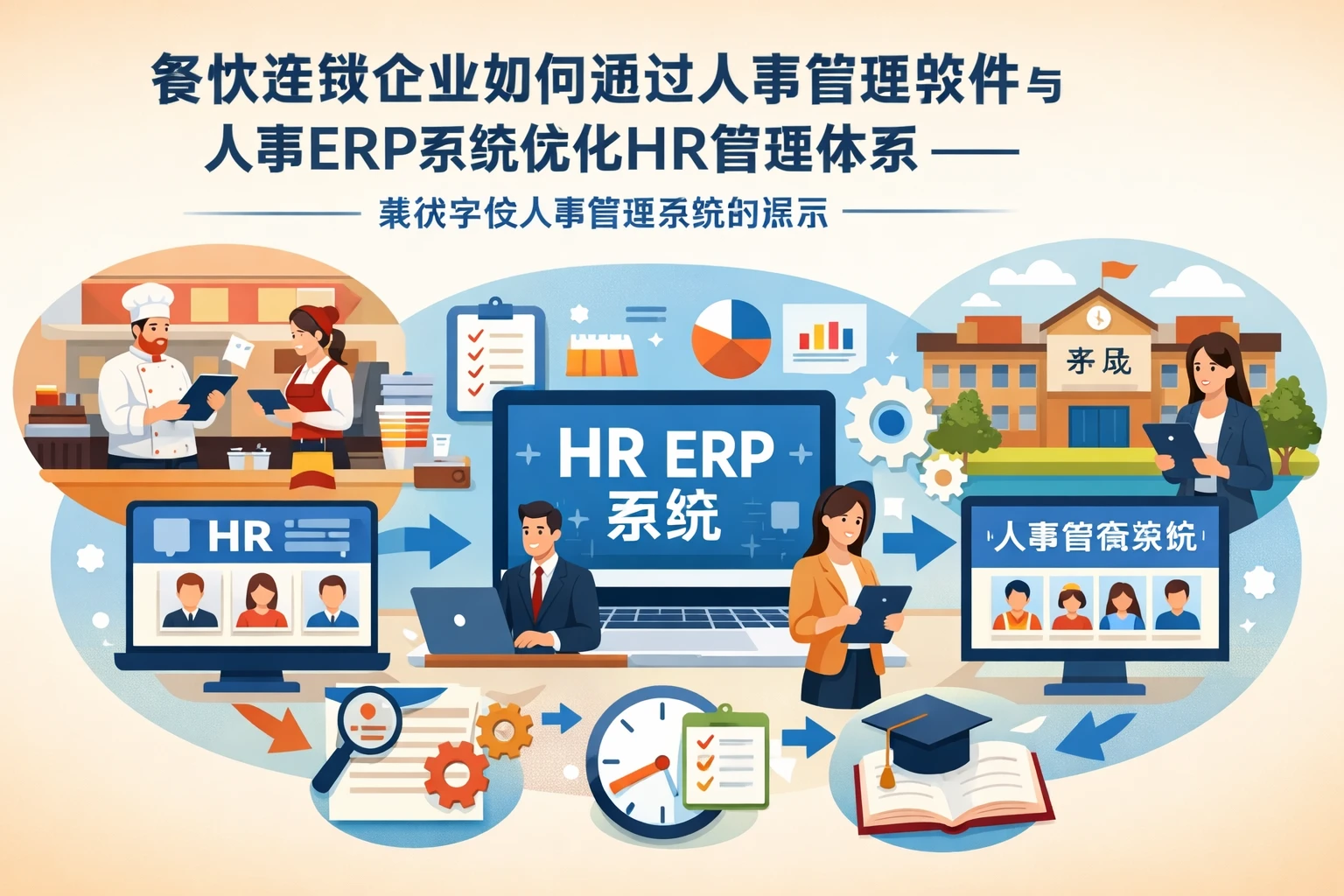 餐饮连锁企业如何通过人事管理软件与人事ERP系统优化HR管理体系——兼谈学校人事管理系统的启示