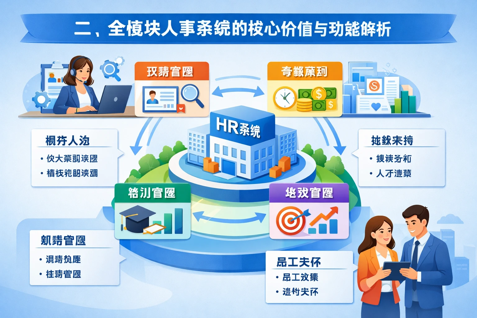 二、全模块人事系统的核心价值与功能解析