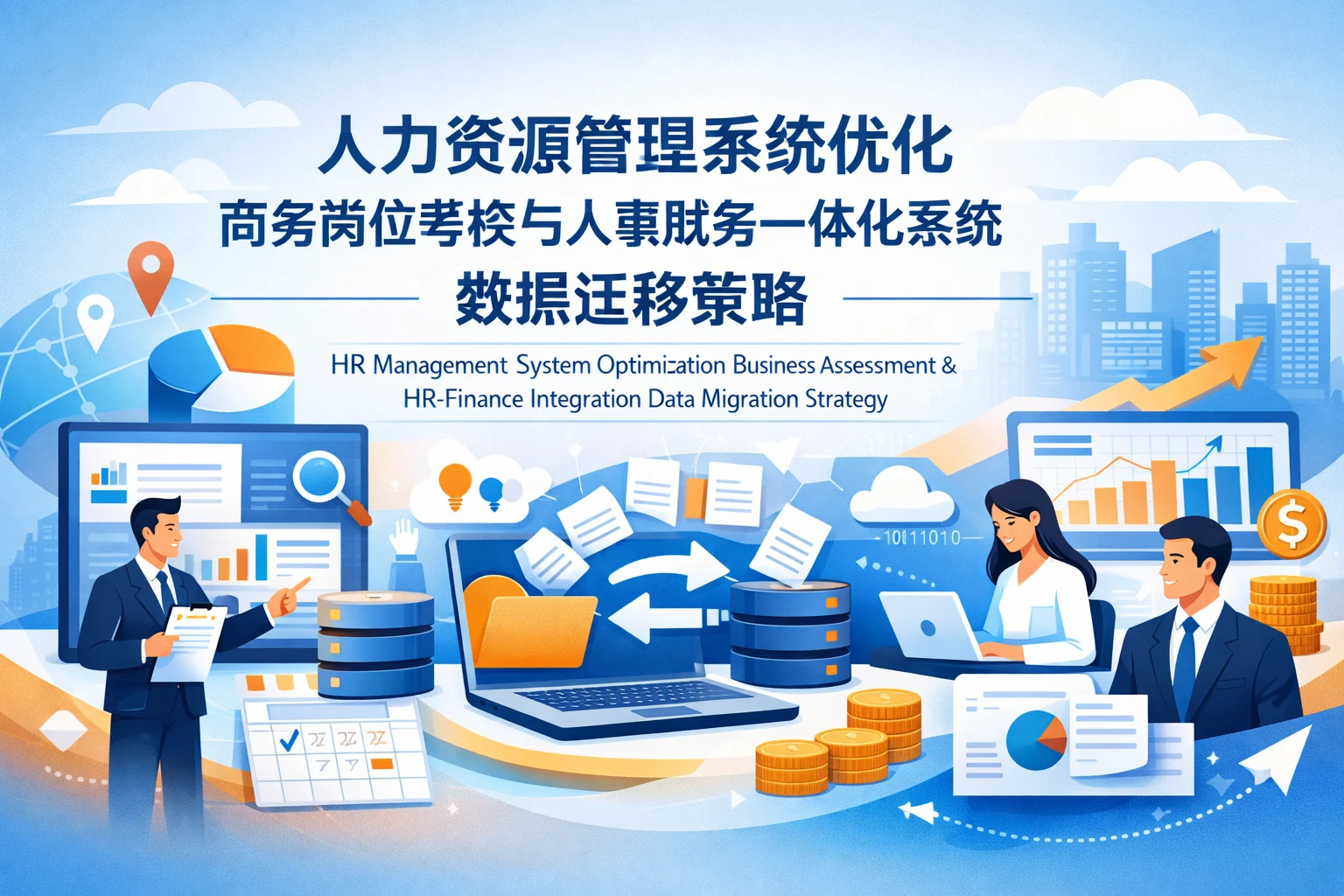 人力资源管理系统优化商务岗位考核与人事财务一体化系统数据迁移策略