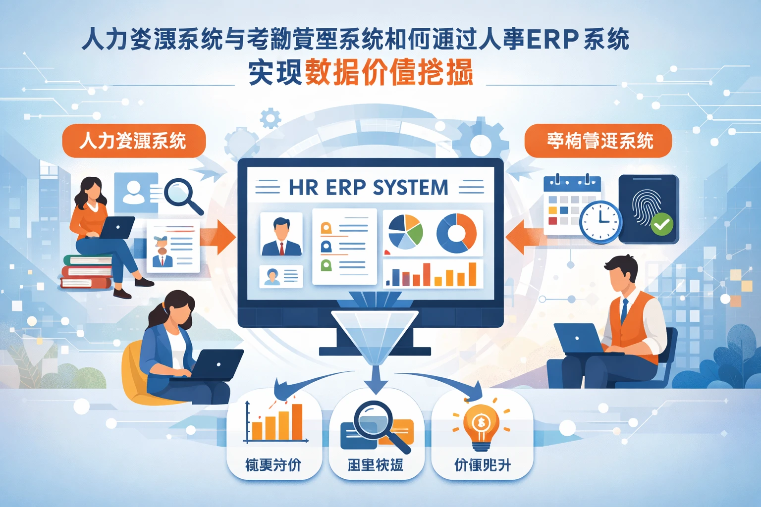 人力资源系统与考勤管理系统如何通过人事ERP系统实现数据价值挖掘