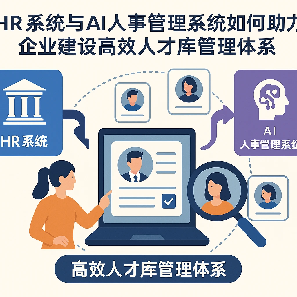 HR系统与AI人事管理系统如何助力企业构建高效人才库管理体系