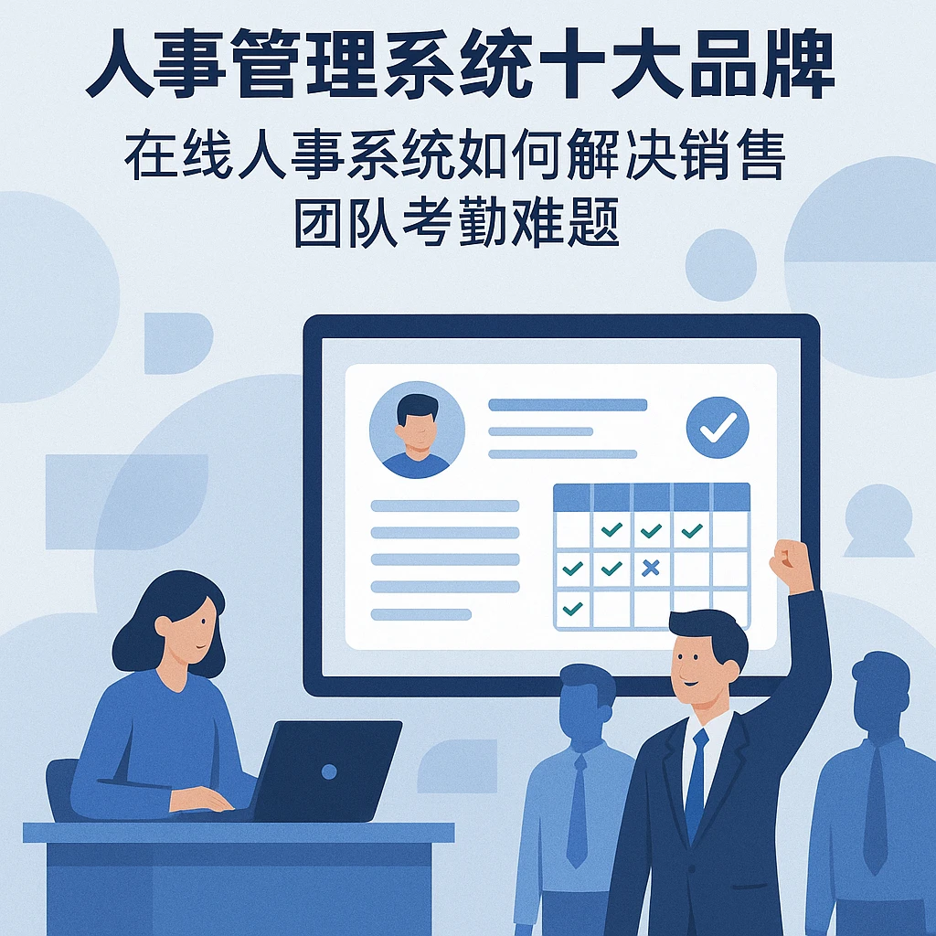 人事管理系统十大品牌：在线人事系统如何解决销售团队考勤难题