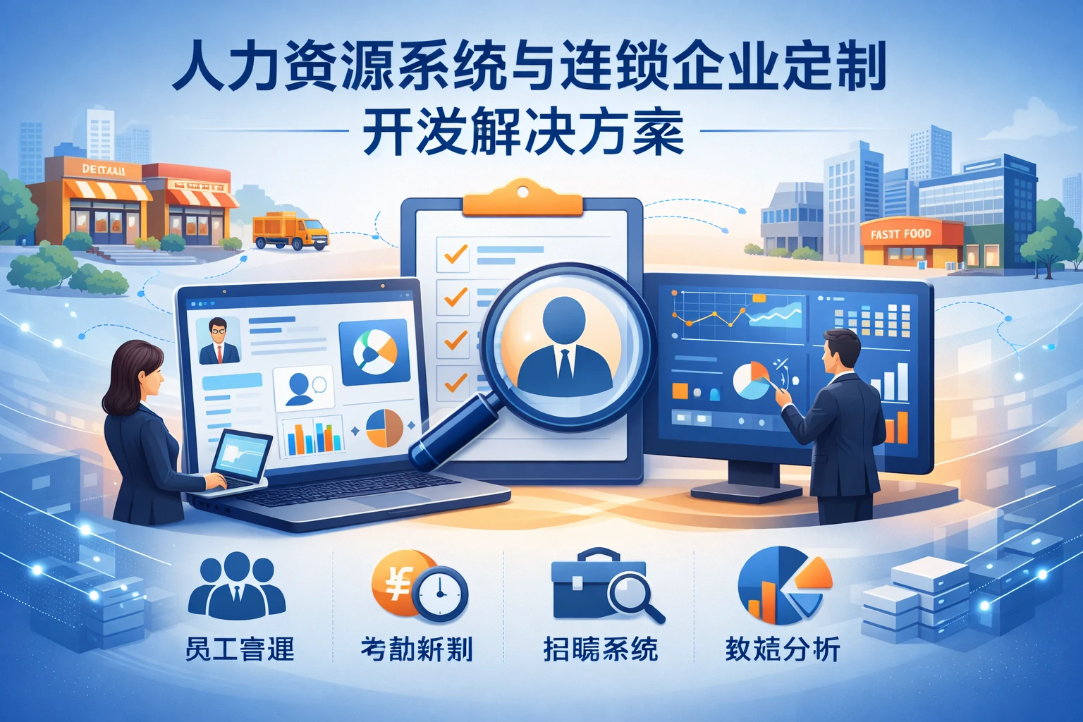 人力资源系统与连锁企业定制开发解决方案