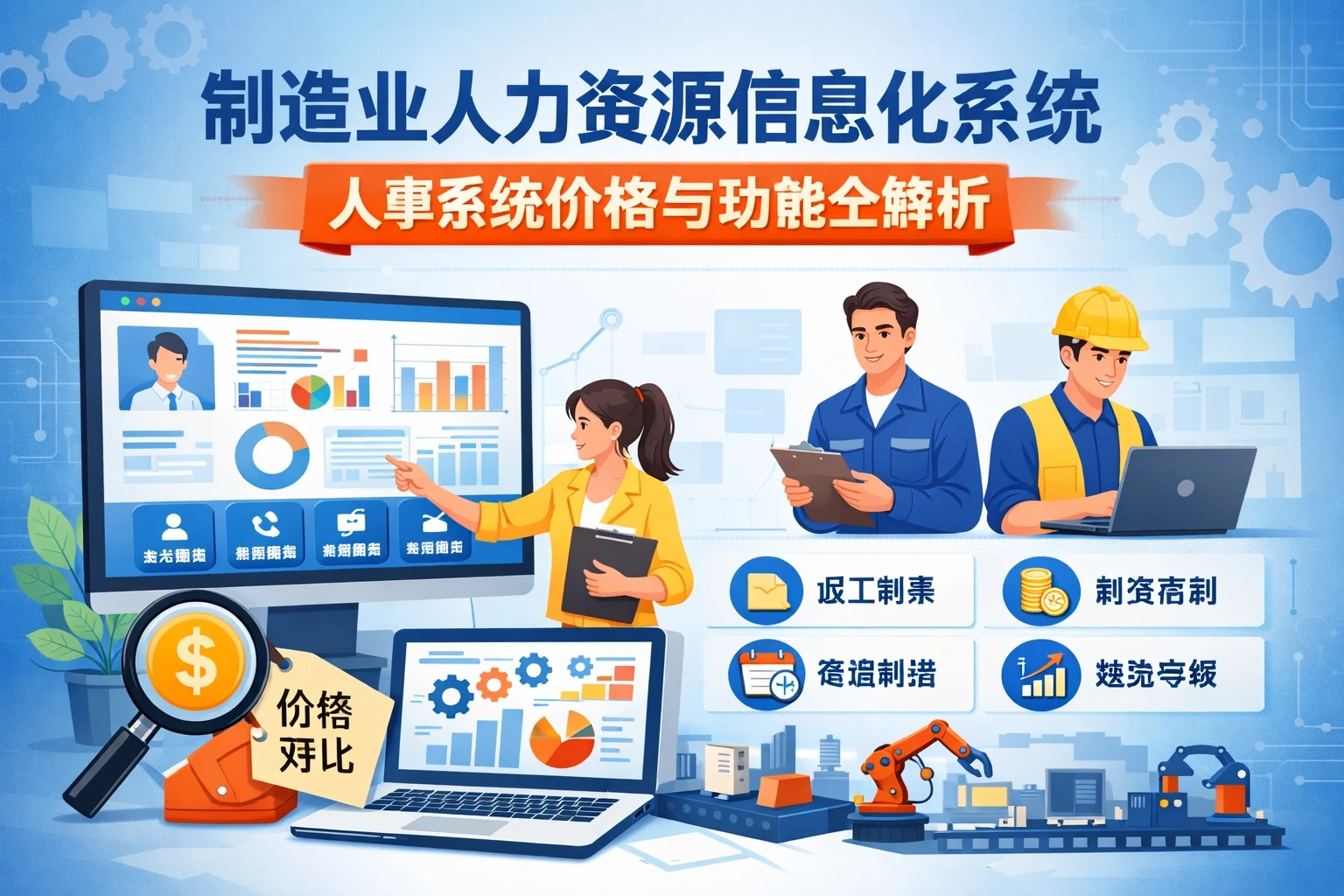 制造业人力资源信息化系统:人事系统价格与功能全解析