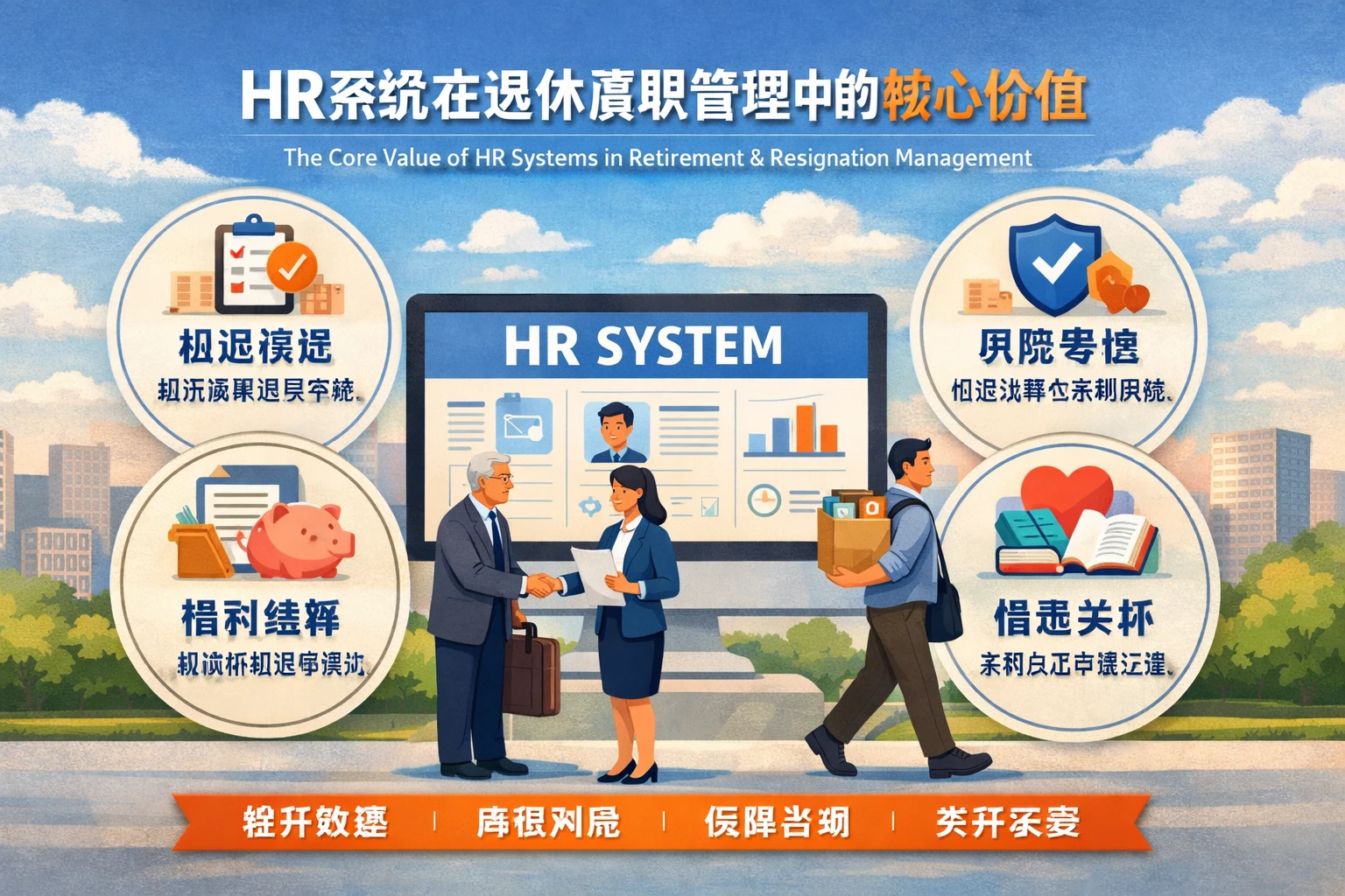 HR系统在退休离职管理中的核心价值