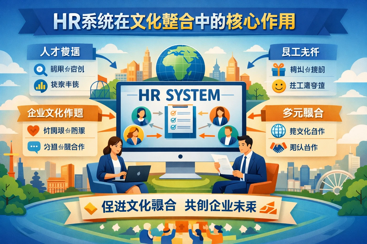 HR系统在文化整合中的核心作用