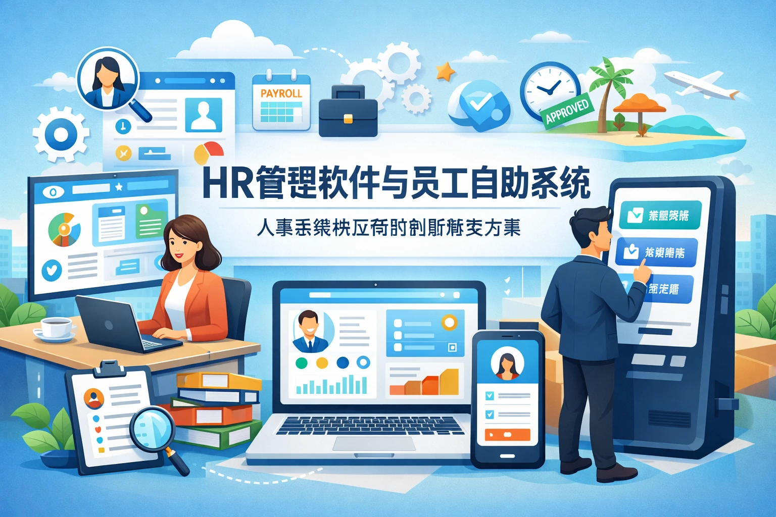 HR管理软件与员工自助系统：人事系统供应商的创新解决方案