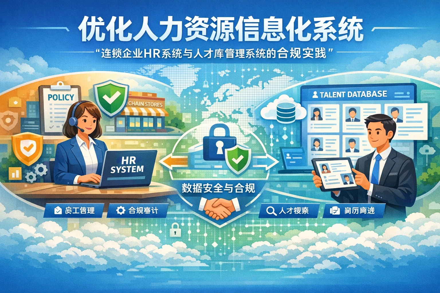 优化人力资源信息化系统：连锁企业HR系统与人才库管理系统的合规实践