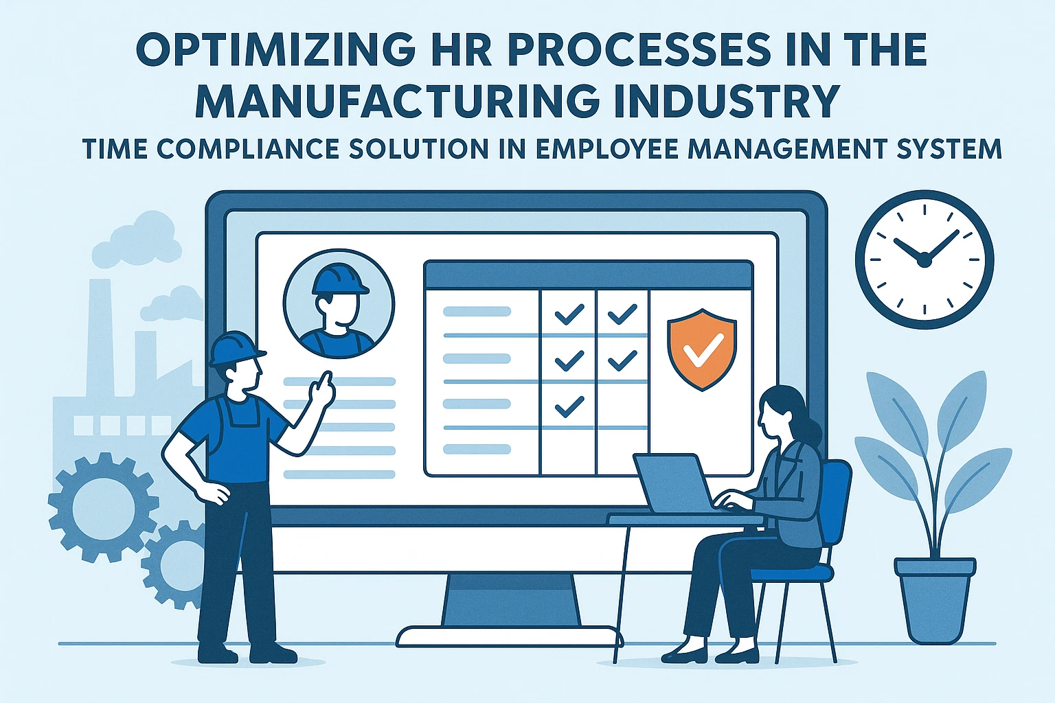 运用HR管理软件优化制造业人事系统：员工管理系统的工时合规解决方案