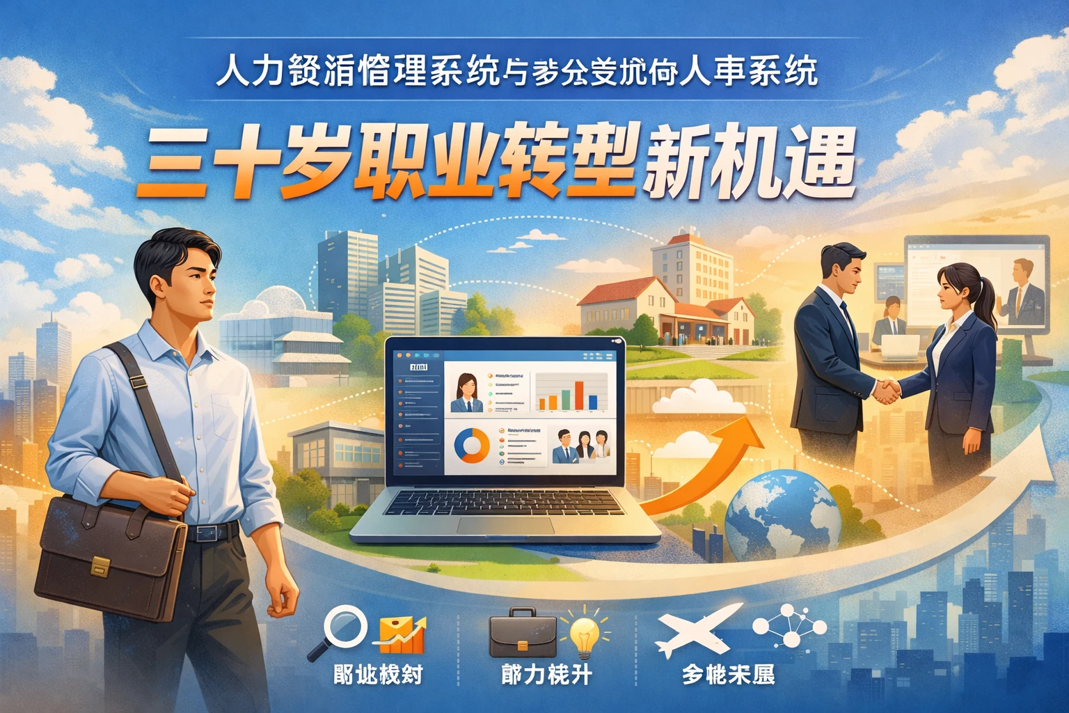 人力资源管理系统与多分支机构人事系统：三十岁职业转型的新机遇