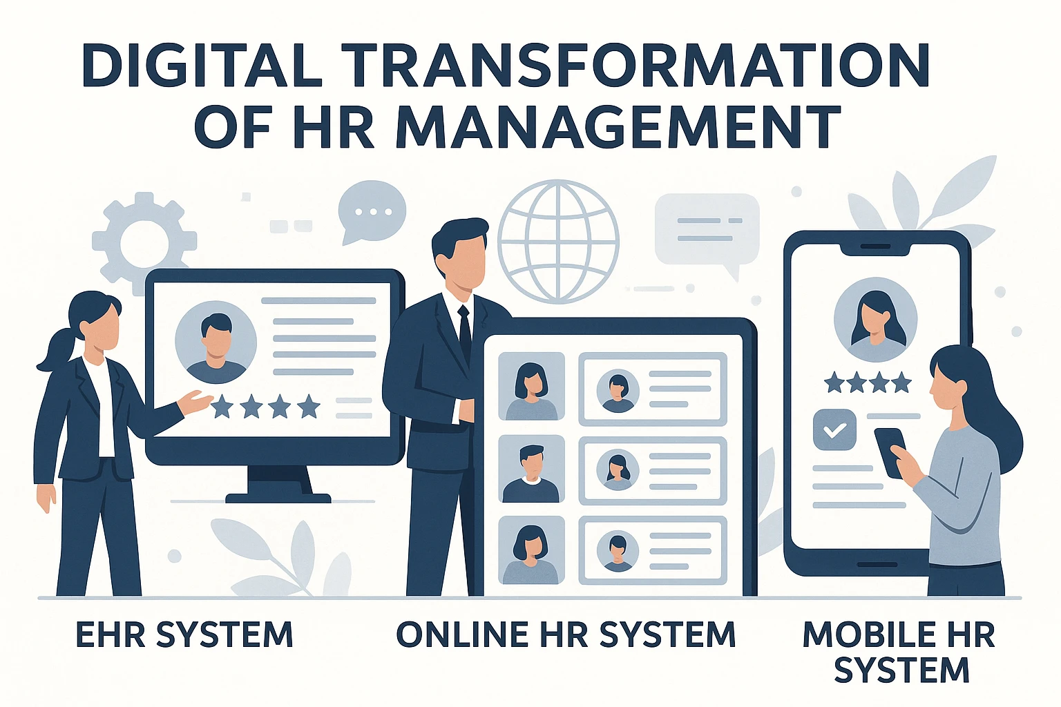 现代企业人力资源管理的数字化转型：EHR系统、在线与移动人事系统的核心价值