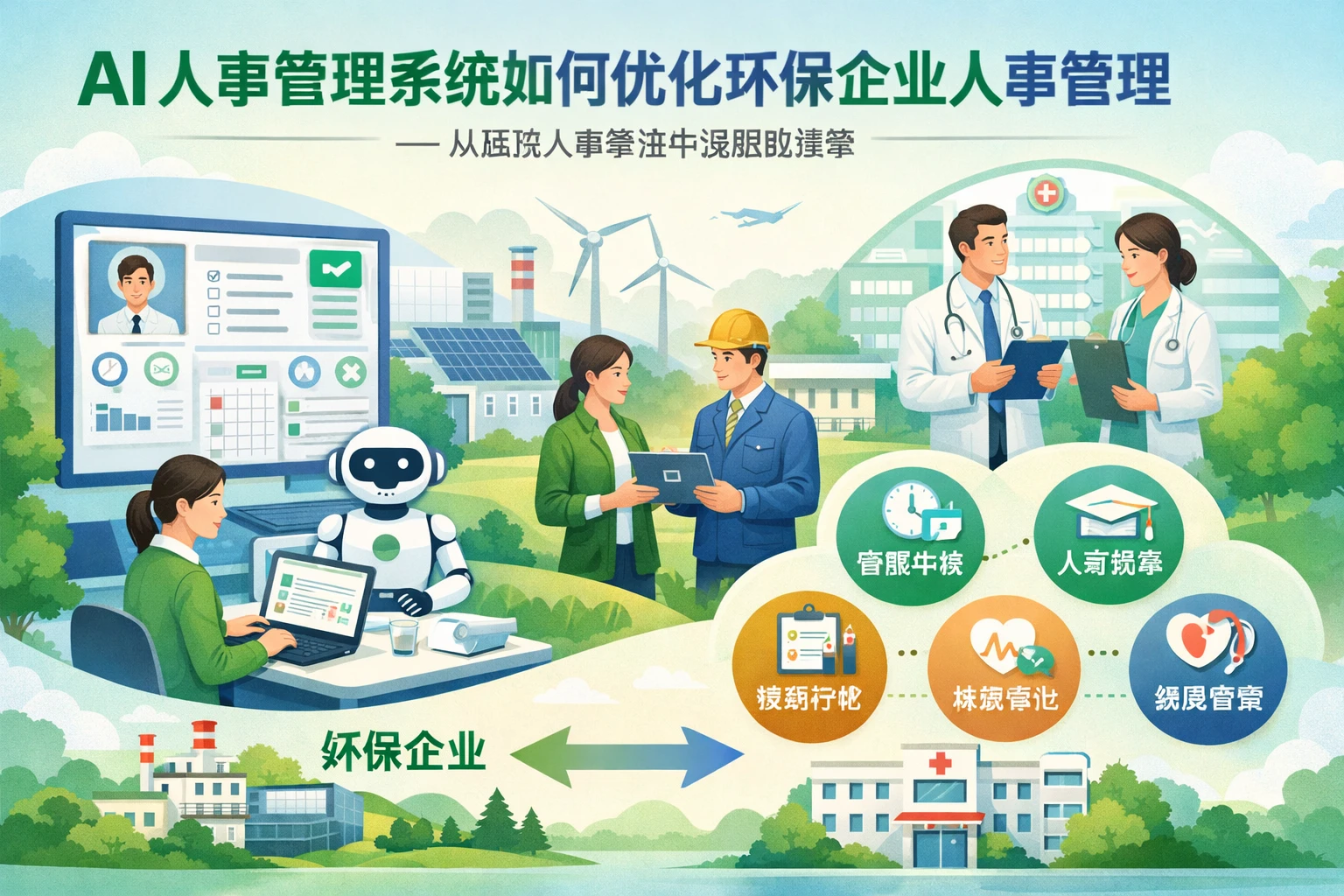 AI人事管理系统如何优化环保企业人事管理——从医院人事系统中汲取的智慧