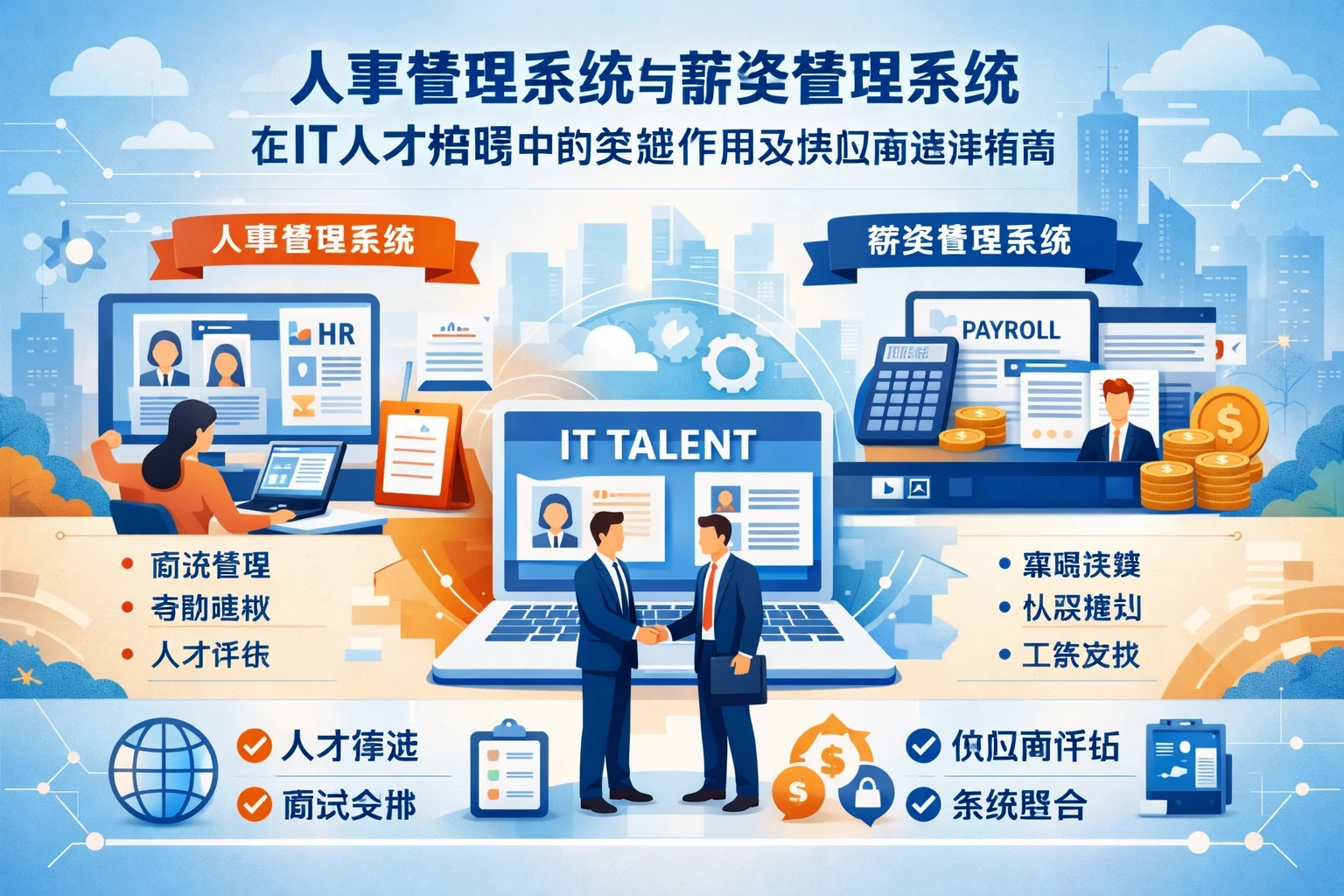 人事管理系统与薪资管理系统在IT人才招聘中的关键作用及供应商选择指南