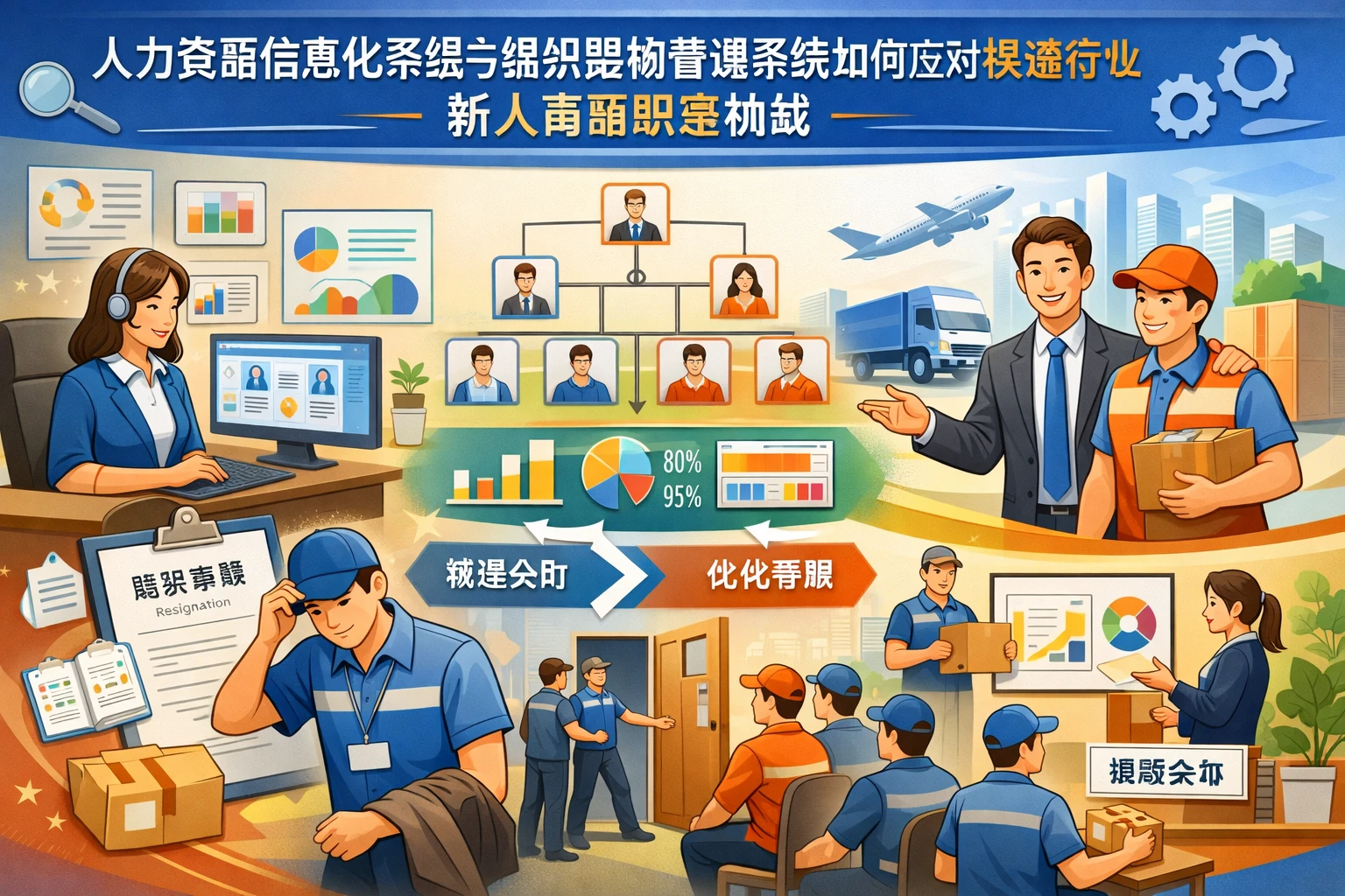 人力资源信息化系统与组织架构管理系统如何应对快递行业新人高离职率挑战