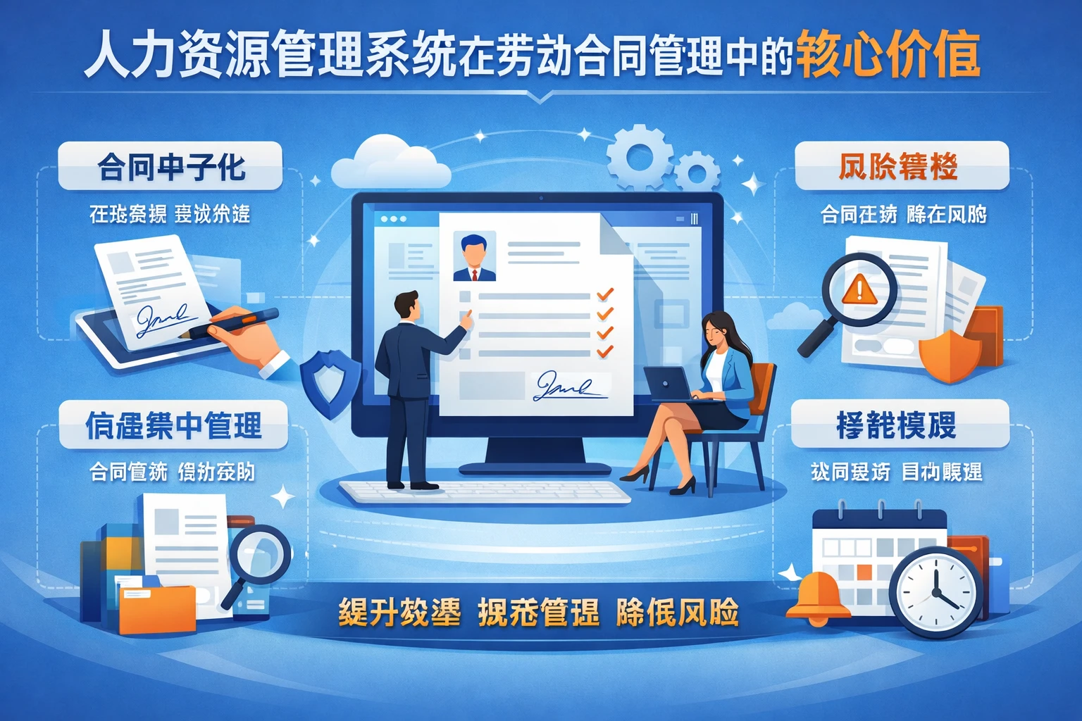 人力资源管理系统在劳动合同管理中的核心价值