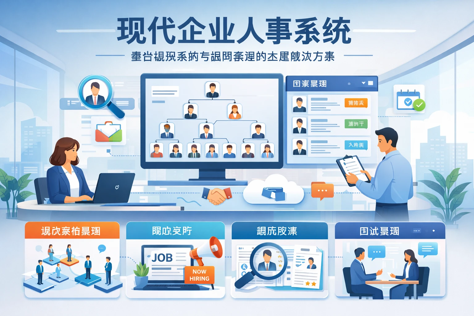 现代企业人事系统：整合组织架构与招聘管理的全面解决方案