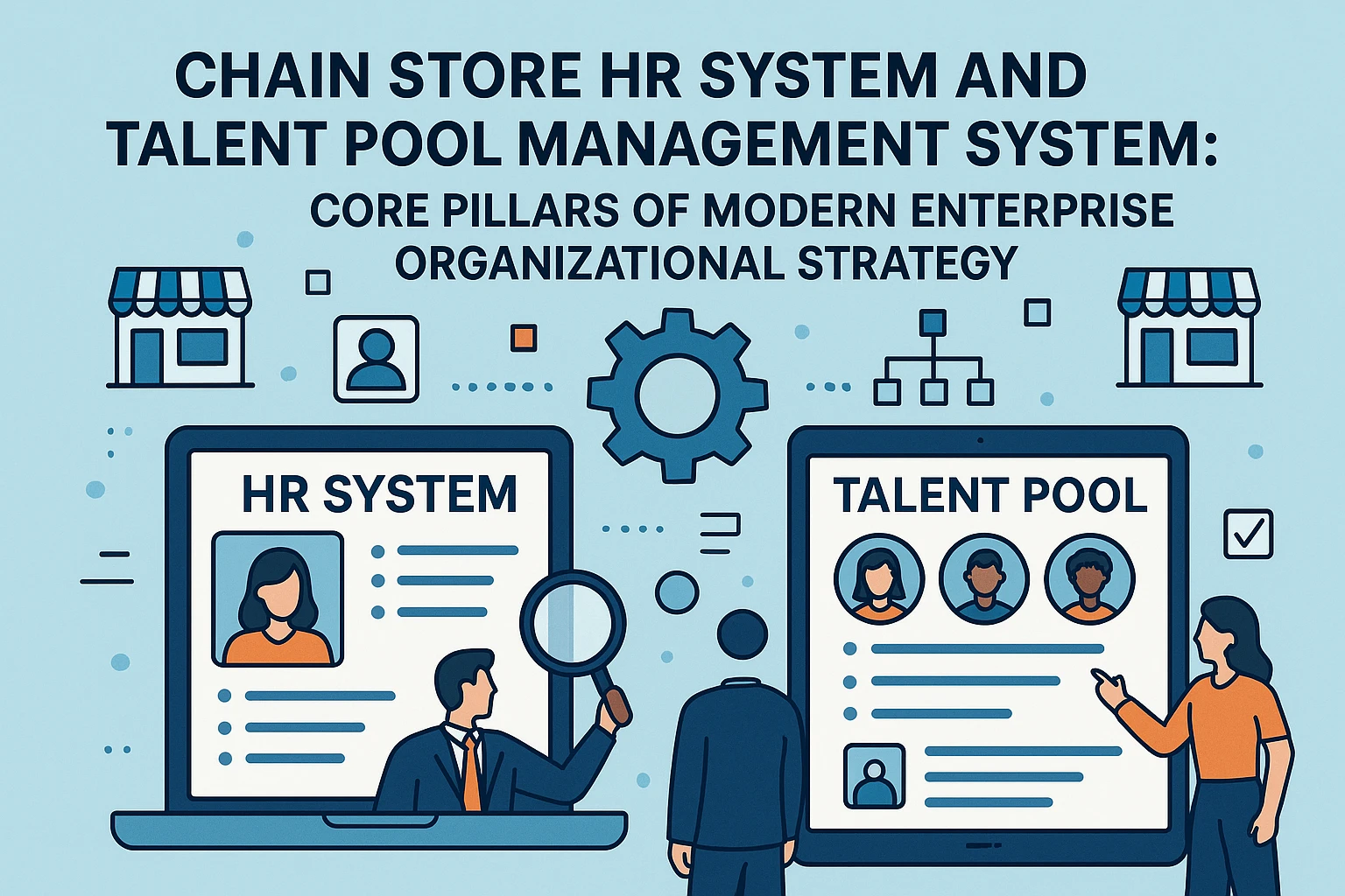 连锁门店人事系统与人才库管理系统：现代企业组织战略的核心支柱