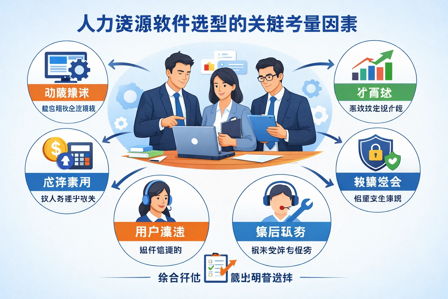 人力资源软件选型的关键考量因素