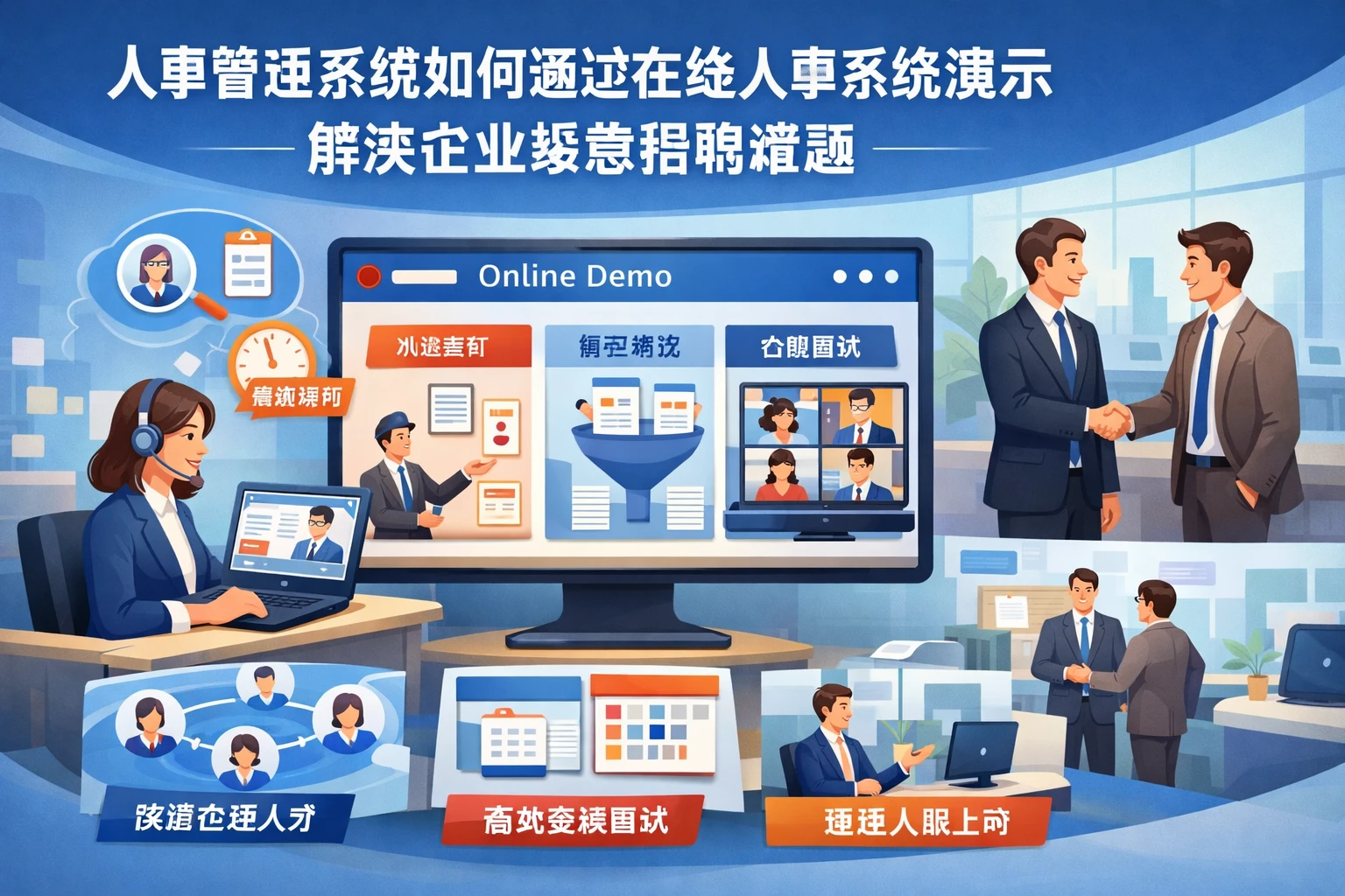 人事管理系统如何通过在线人事系统演示解决企业紧急招聘难题