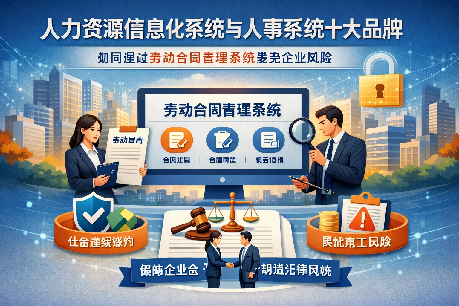 人力资源信息化系统与人事系统十大品牌如何通过劳动合同管理系统避免企业风险