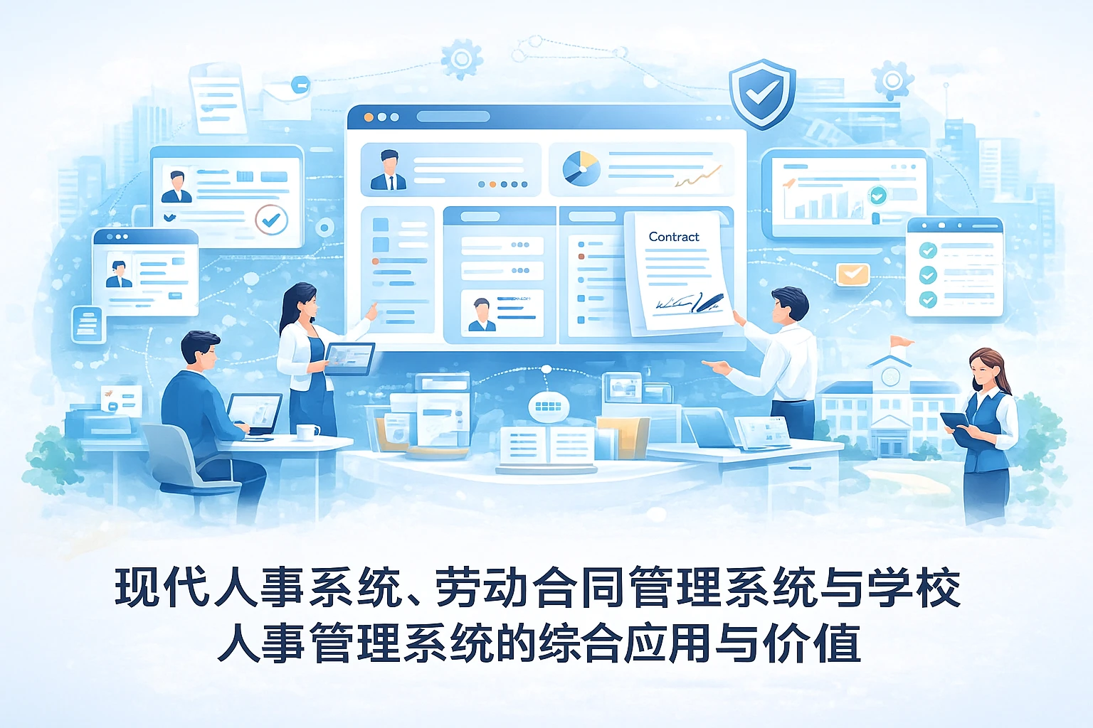 现代人事系统、劳动合同管理系统与学校人事管理系统的综合应用与价值