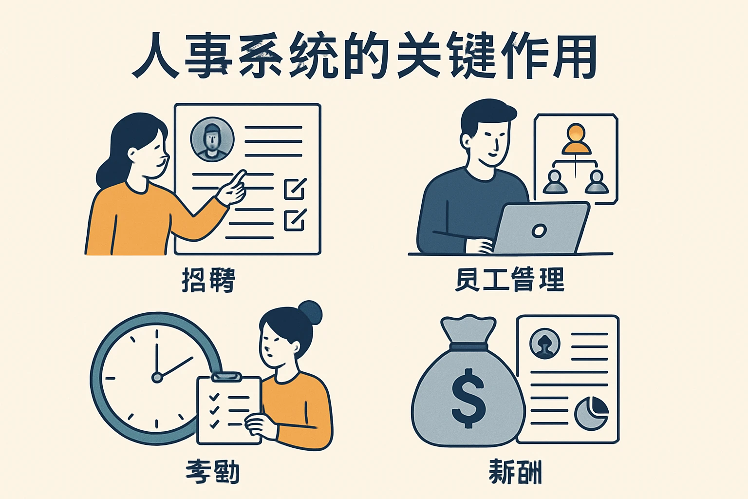 人事系统的关键作用