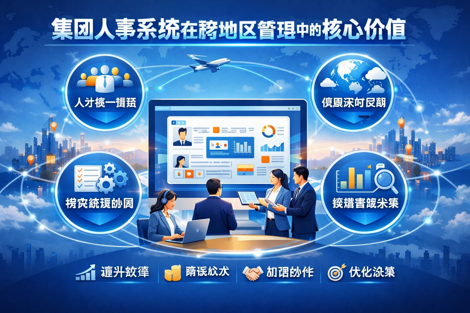 集团人事系统在跨地区管理中的核心价值