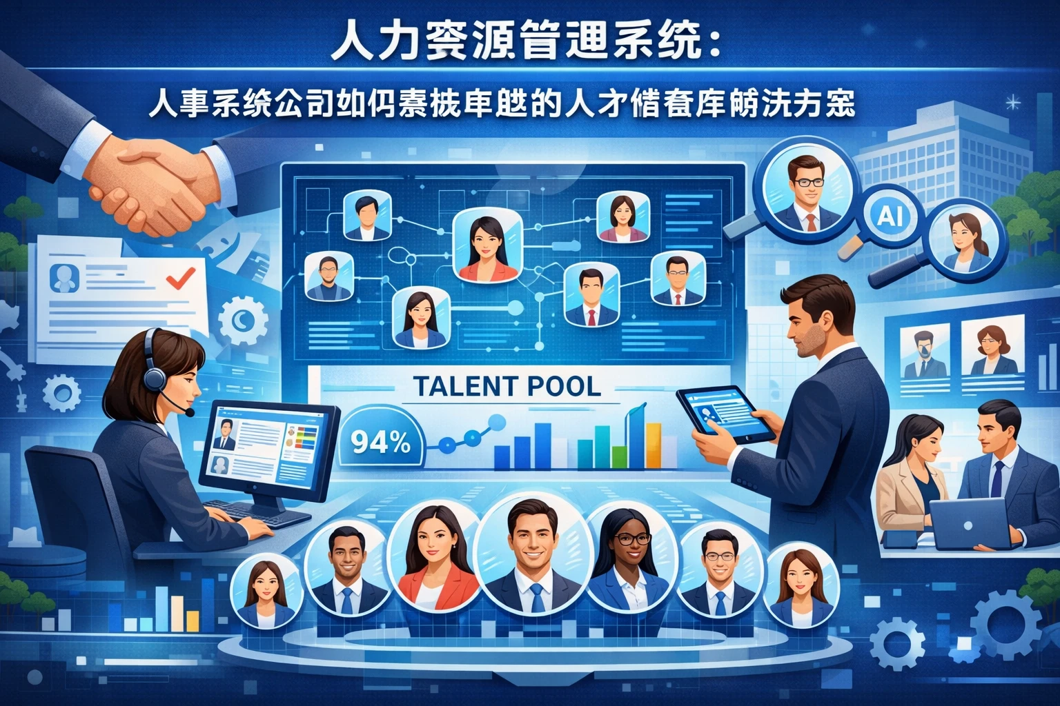 人力资源管理系统：人事系统公司如何提供卓越的人才储备库解决方案