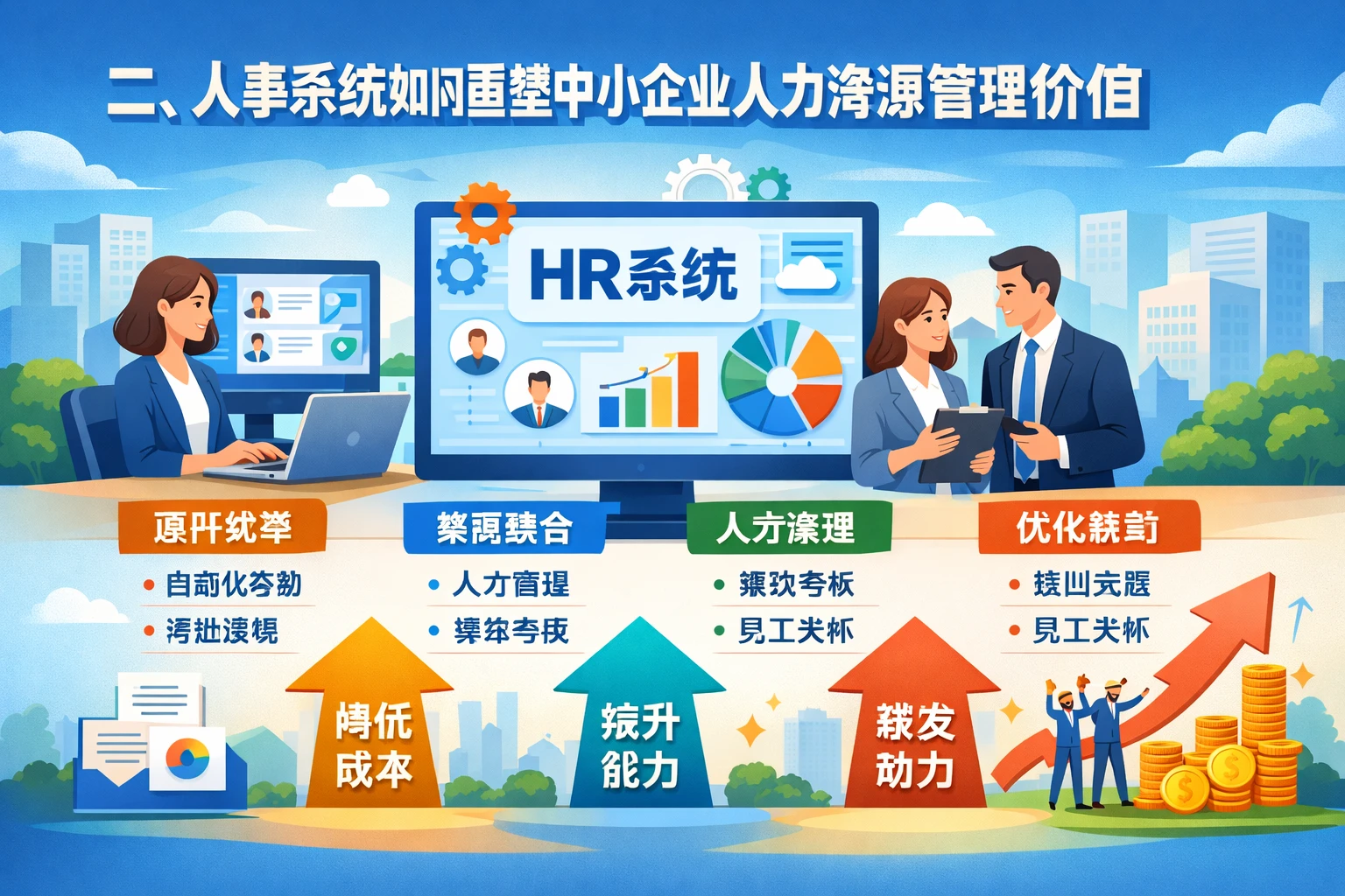 二、人事系统如何重塑中小企业人力资源管理价值