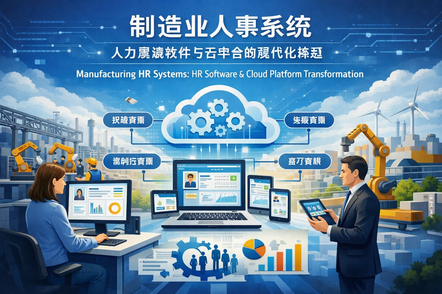 制造业人事系统：人力资源软件与云平台的现代化转型