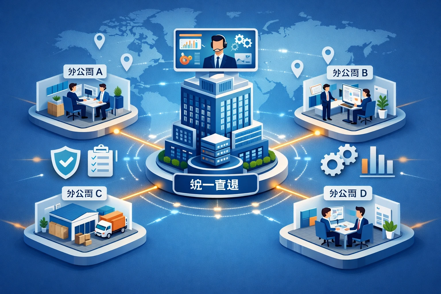 多分支机构统一管理
