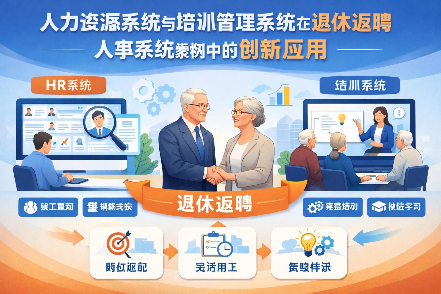 人力资源系统与培训管理系统在退休返聘人事系统案例中的创新应用