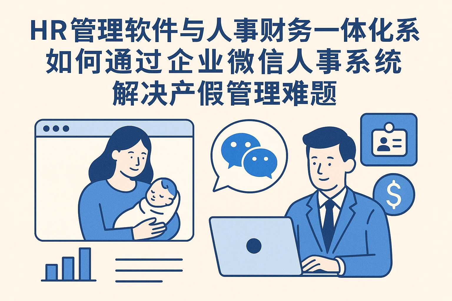 HR管理软件与人事财务一体化系统如何通过企业微信人事系统解决产假管理难题