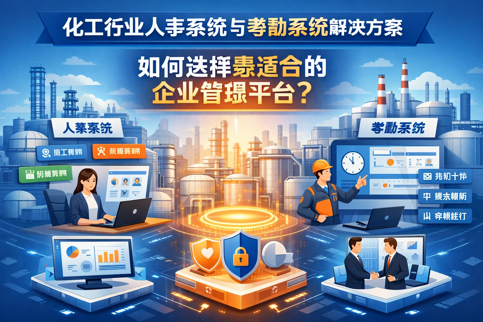 化工行业人事系统与考勤系统解决方案：如何选择最适合的企业管理平台