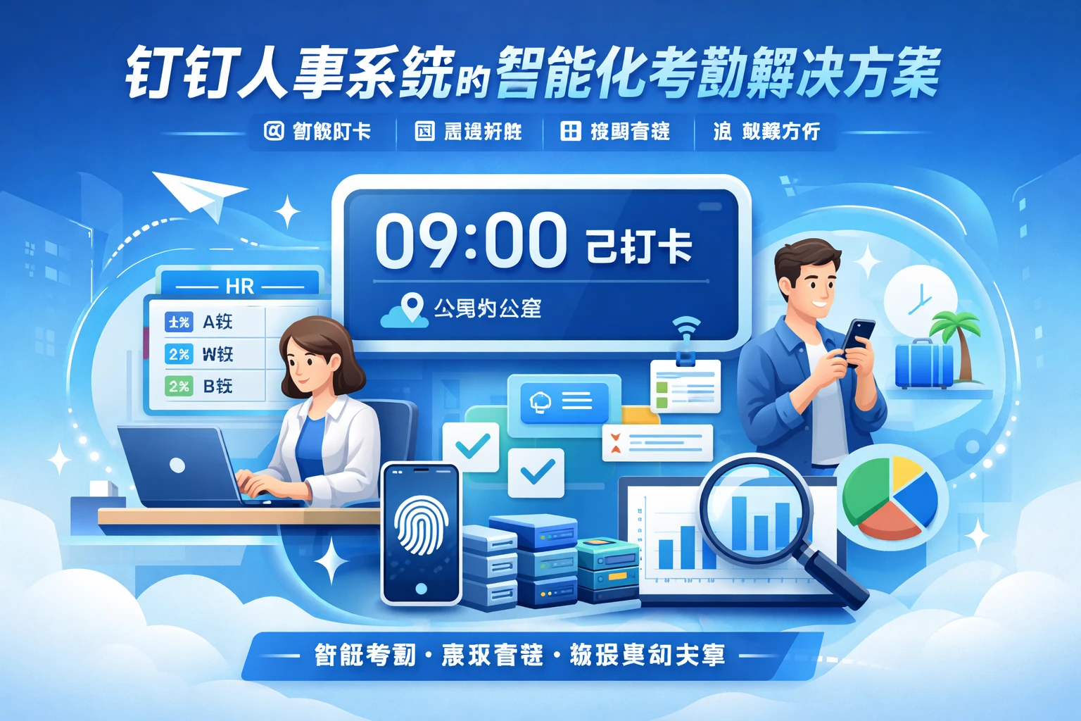 钉钉人事系统的智能化考勤解决方案