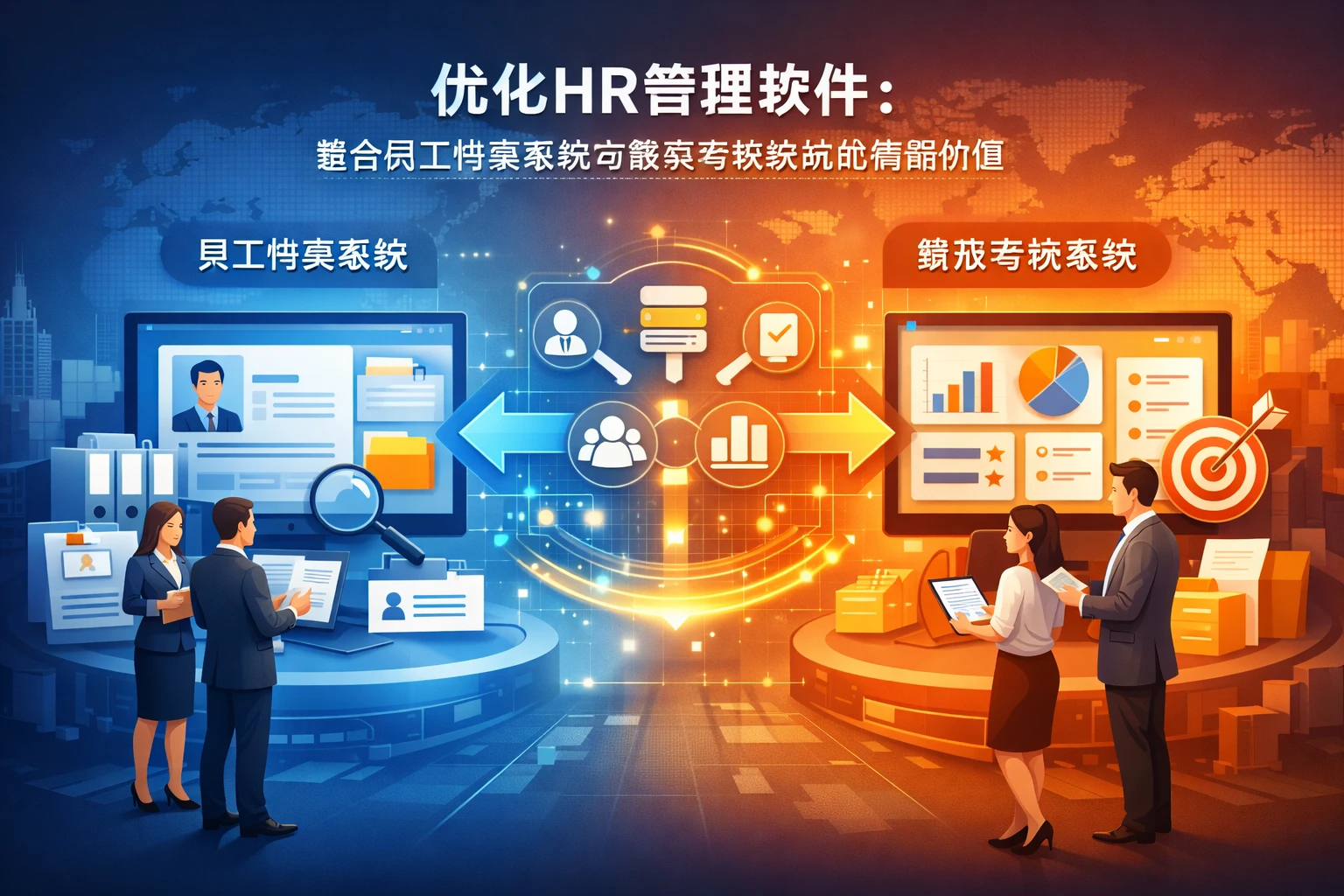 优化HR管理软件:整合员工档案系统与绩效考核系统的战略价值