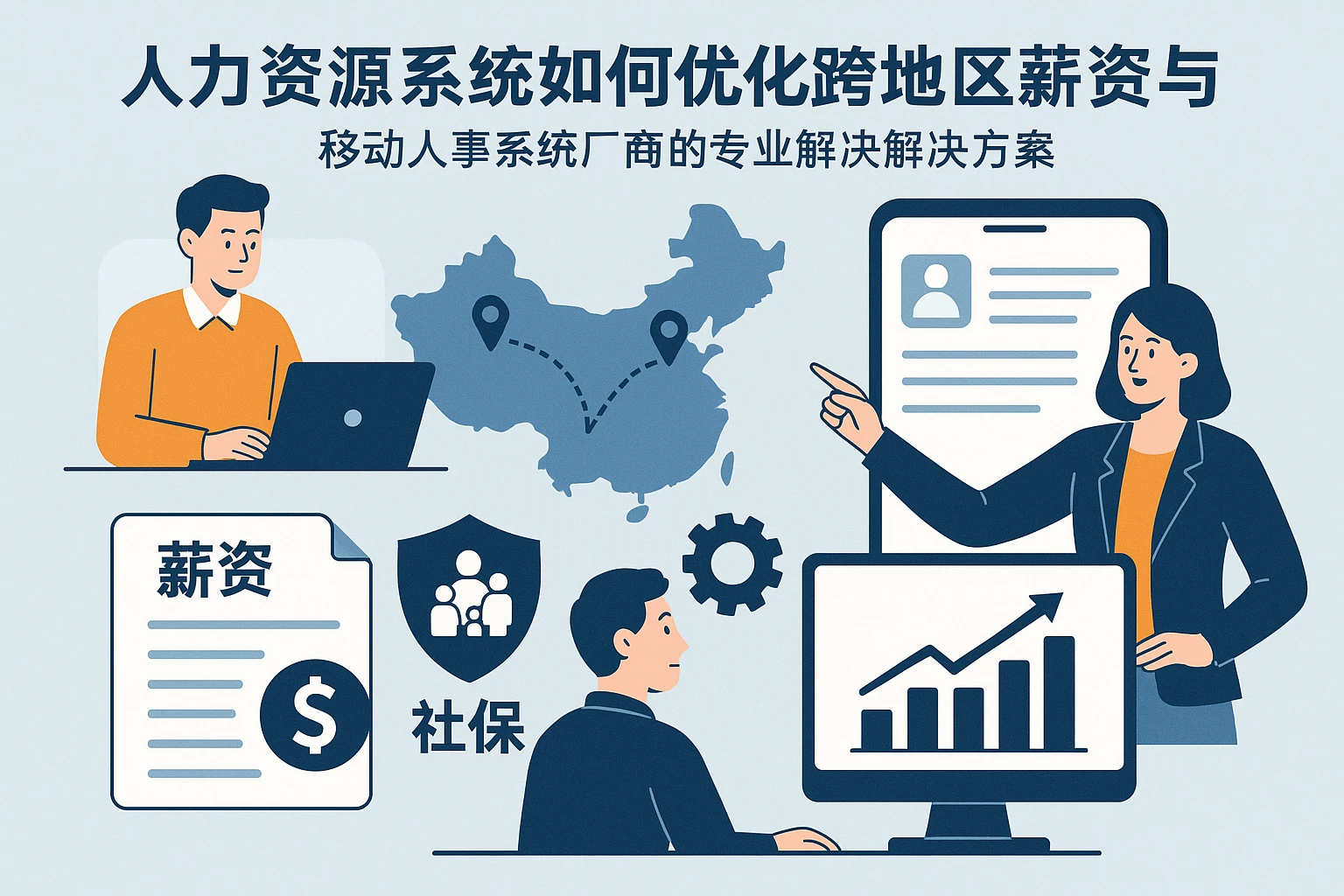 人力资源系统如何优化跨地区薪资与社保管理——移动人事系统厂商的专业解决方案