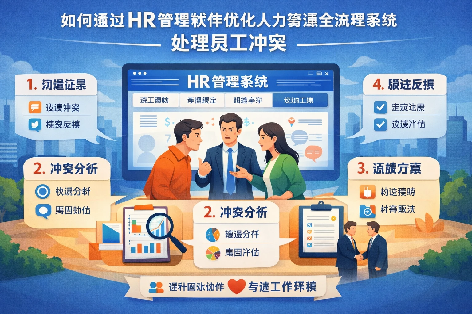 如何通过HR管理软件优化人力资源全流程系统处理员工冲突