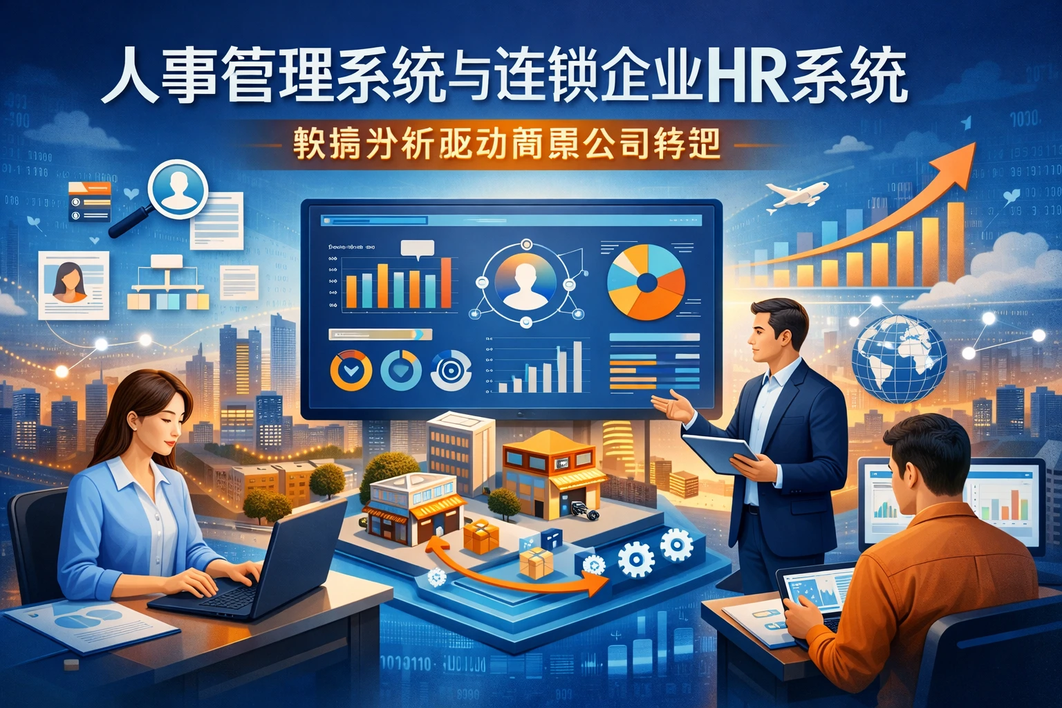 人事管理系统与连锁企业HR系统：数据分析驱动商贸公司转型